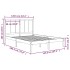 Estructura de cama madera maciza de pino 140x190