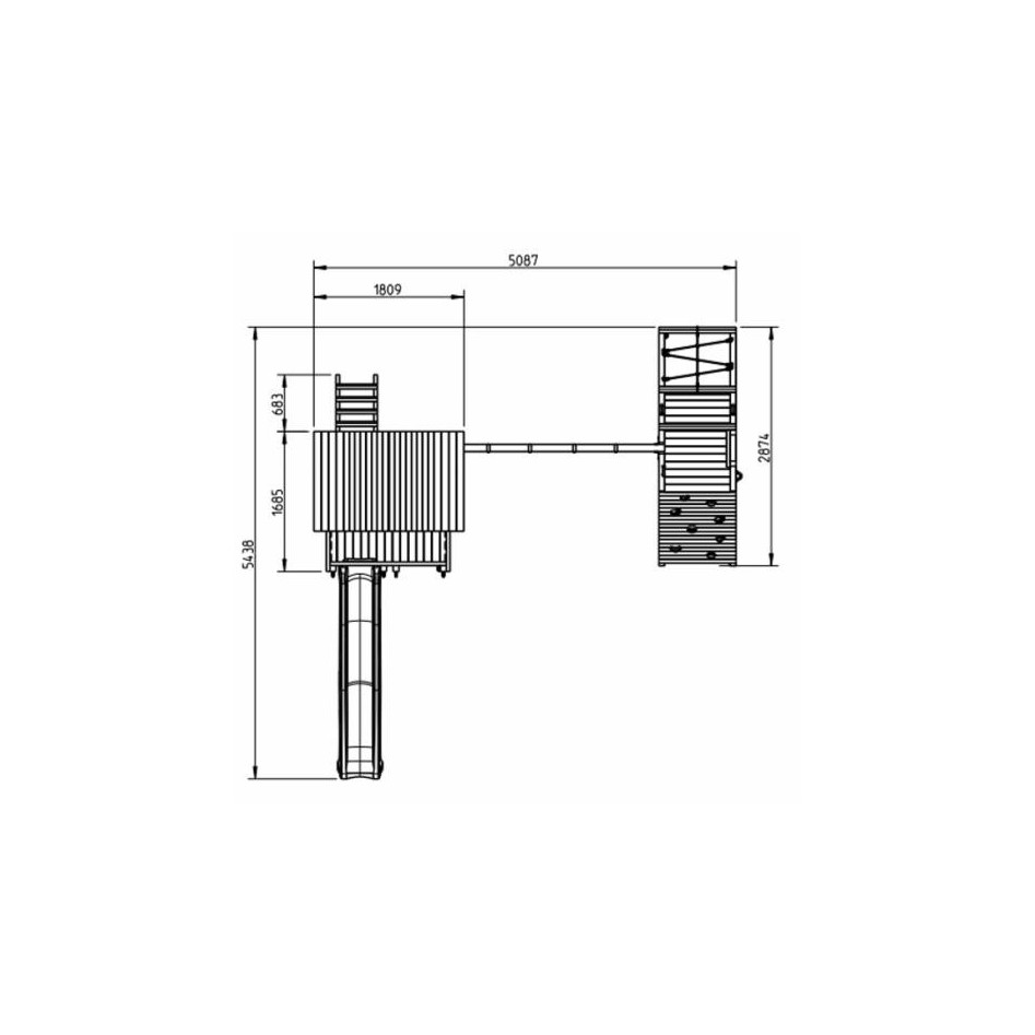 Parque Infantil Pagoda + Challenger