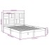 Estructura de cama madera maciza de pino gris 120x200