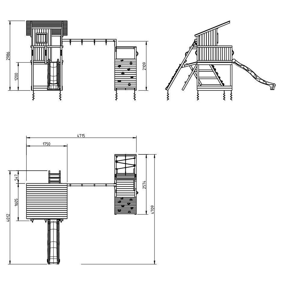 Parque Infantil Beach Hut L  + Challenger