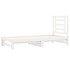 Sofá cama extraíble madera maciza de pino blanco 2x(90x190)