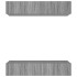 Muebles TV 4 uds madera contrachapada gris Sonoma 80x30x30