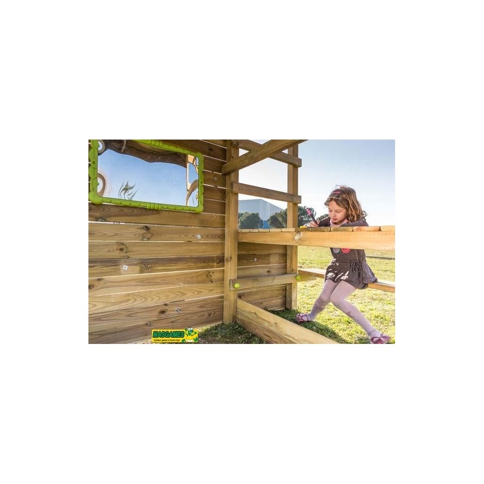 Parque Infantil Teide columpio individual escalera mono