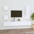Set de muebles para TV 5 piezas madera contrachapada