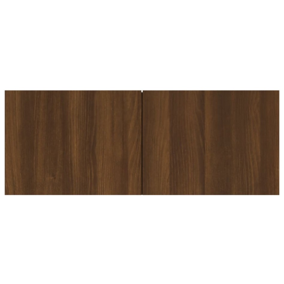 Mueble de pared para TV madera contrachapada roble