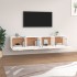 Armarios de pared 2 uds contrachapada blanco 100x36,5x35