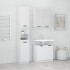 Set de muebles baño 3 pzas madera contrachapada blanco