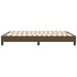 Estructura de cama box spring tela marrón 140x200