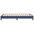 Estructura de cama box spring tela azul 120x200