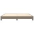 Estructura de cama box spring tela gris taupe 200x200
