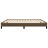 Estructura de cama box spring tela marrón 160x200
