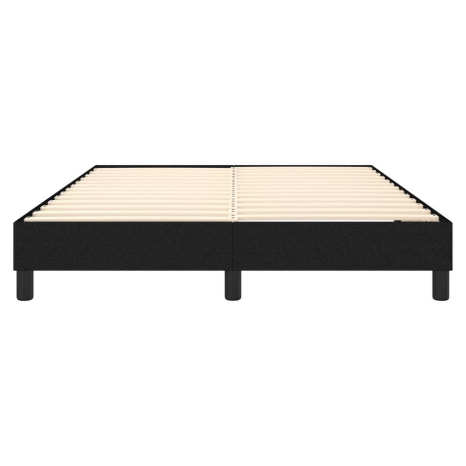 Estructura de cama box spring tela negro 140x190
