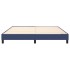 Estructura de cama box spring tela azul 180x200