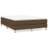 Estructura de cama box spring tela marrón 140x190