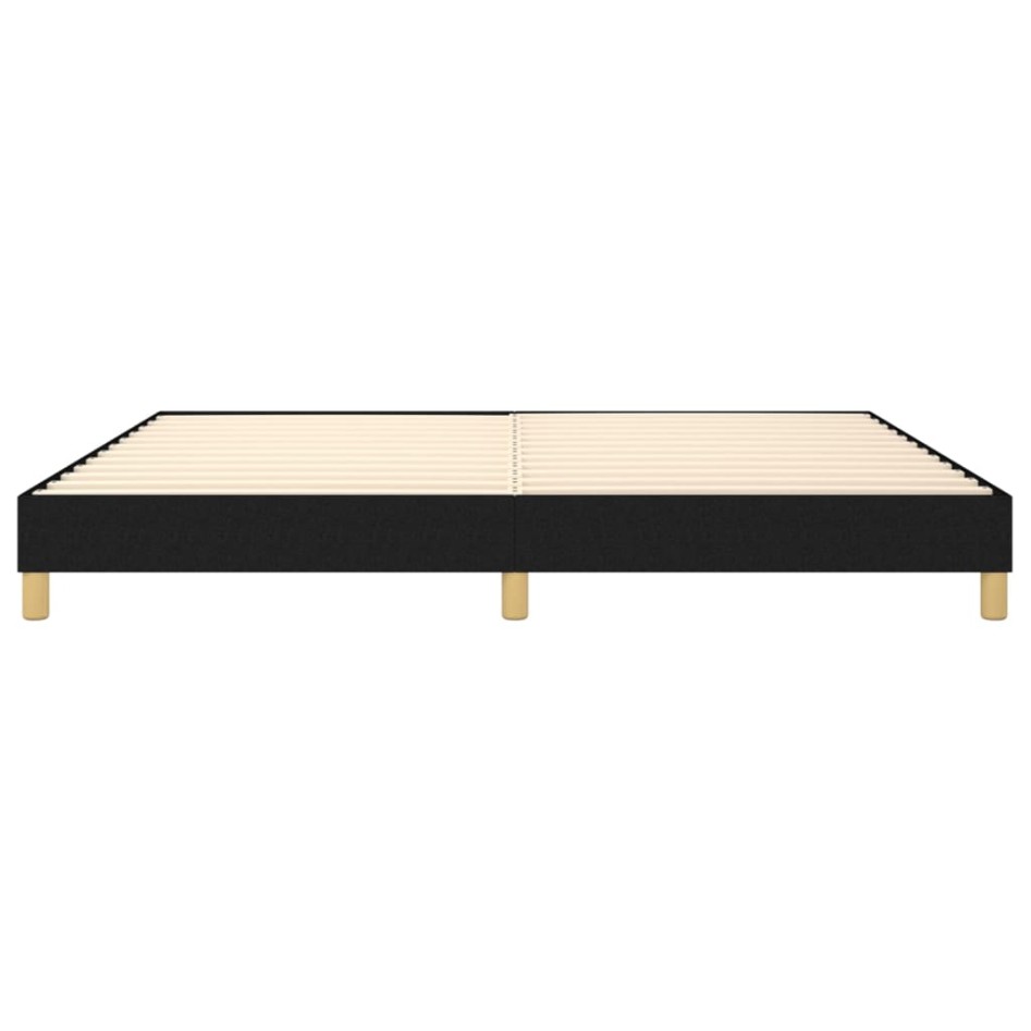 Estructura de cama box spring tela negro 200x200