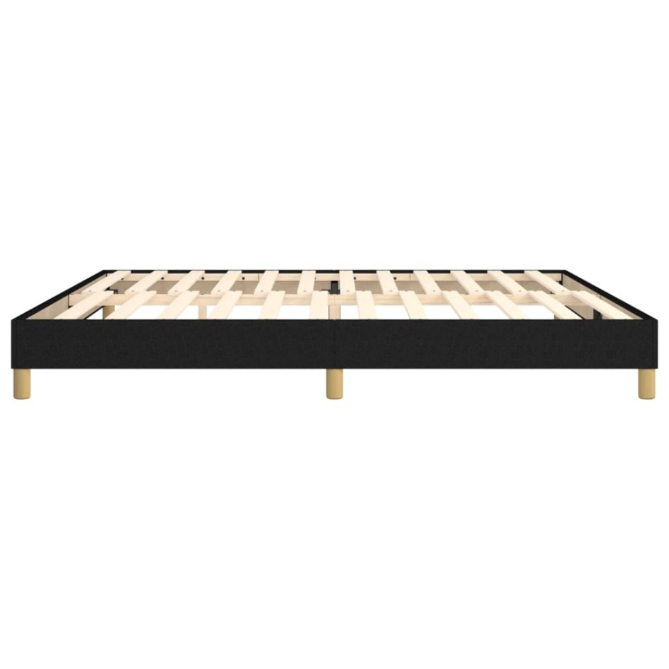 Estructura de cama box spring tela negro 200x200