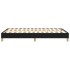 Estructura de cama box spring tela negro 120x200