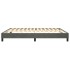 Estructura de cama box spring terciopelo gris oscuro 180x200