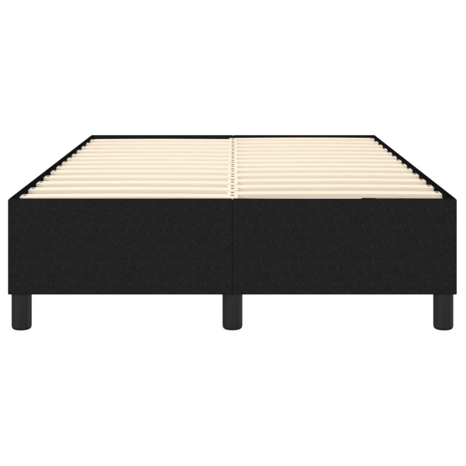 Estructura de cama box spring tela negro 120x200
