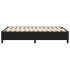 Estructura de cama box spring tela negro 120x200