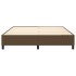 Estructura de cama box spring tela marrón 180x200