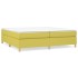 Estructura de cama box spring tela verde 200x200