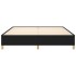 Estructura de cama box spring tela negro 160x200