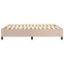 Estructura de cama box spring cuero sintético negro 180x200