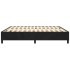 Estructura de cama box spring terciopelo negro 200x200