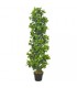 Planta artificial árbol de laurel con macetero 150 cm verde
