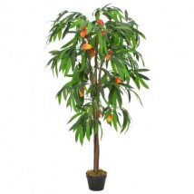 Planta artificial árbol de mango con macetero verde 150 cm