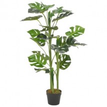 Planta artificial monstera con maceta 100 cm verde