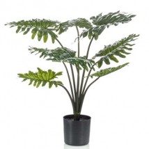 Planta artificial Philodendron con macetero 60 cm