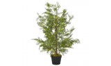 Planta artificial árbol ciprés con macetero 90 cm verde