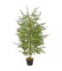 Planta artificial árbol ciprés con macetero 120 cm verde