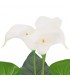 Planta cala Lilly artificial con macetero 45 cm blanca