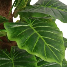 Planta de taro artificial con maceta 145 cm verde
