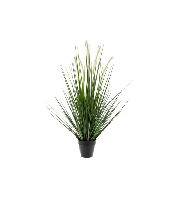 Planta hierba artificial Alopecurus verde 120 cm