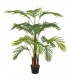Planta artificial palmera con macetero 120 cm verde