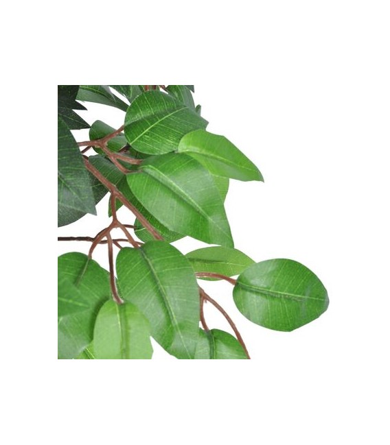 Planta de ficus artificial en maceta, 110 cm