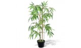 Planta de bambú artificial Twiggy con macetero 90 cm