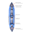 Kayak hinchable Zray Tortuga 400