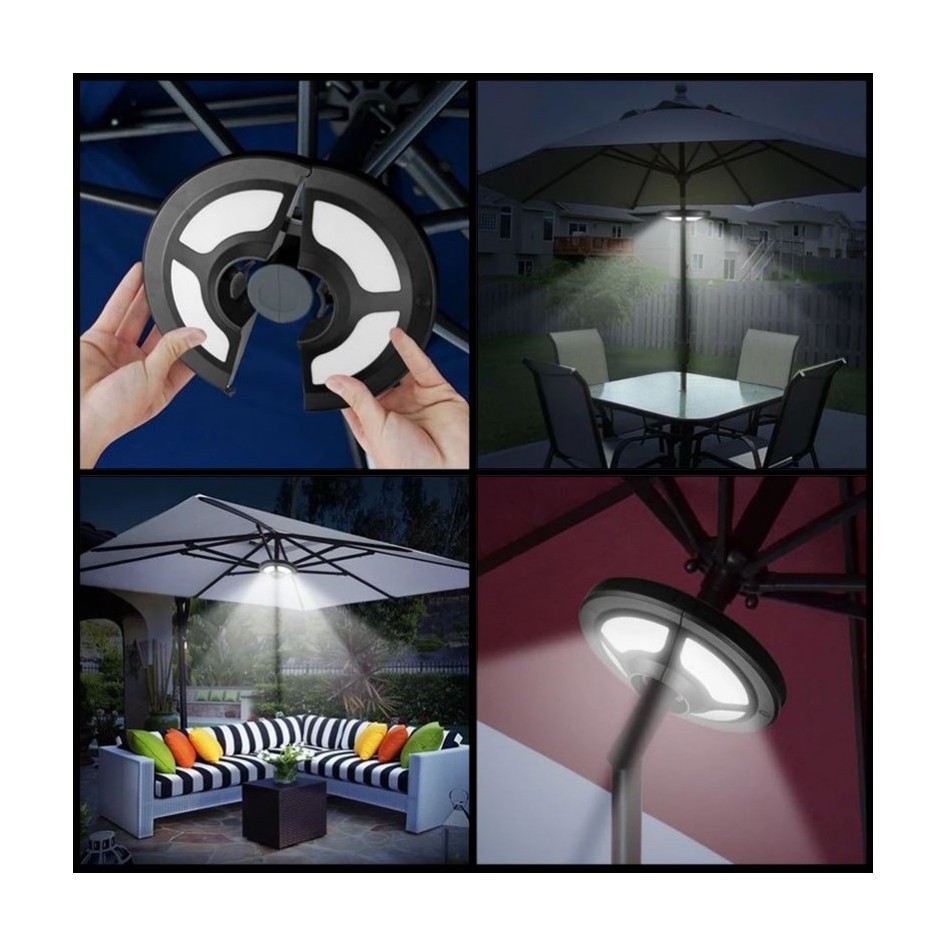 Luminaria Led recargable para sombrillas, modelo Bled