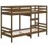 Litera de madera maciza de pino marrón miel 90x190