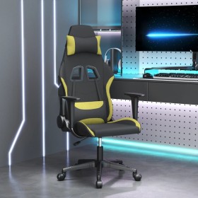 Silla gaming tela verde claro y