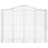 Cestas de gaviones 3 uds forma de arco hierro 200x50x140/160
