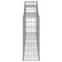 Cestas de gaviones 3 uds forma de arco hierro 300x30x80/100