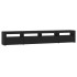 Mueble de TV con luces LED Negro 240x35x40