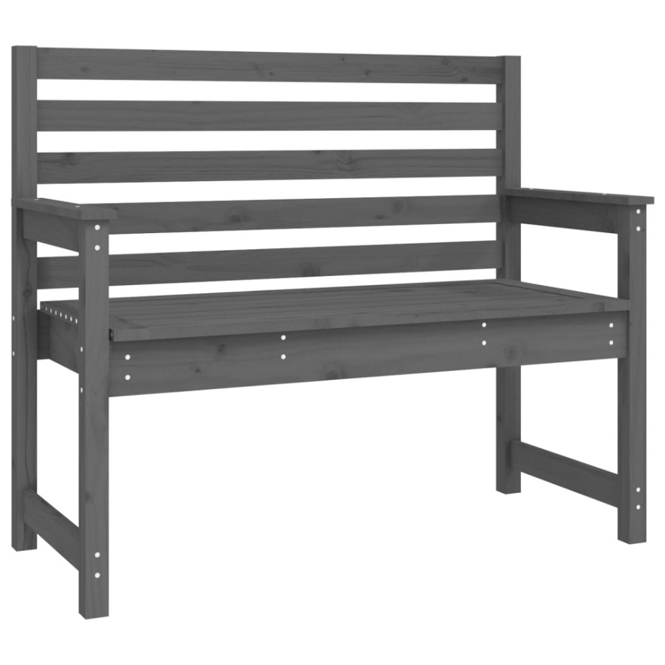 Juego de comedor de jardín 4 piezas madera maciza pino