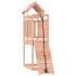 Casita infantil con pared de escalada madera abeto